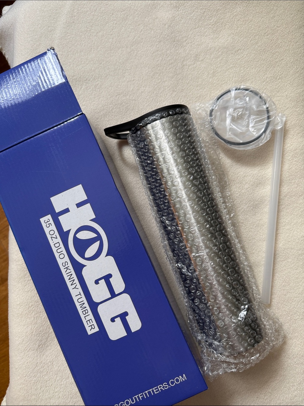 Hogg Outfitters Blue 35 oz Duo Skinny Tumbler